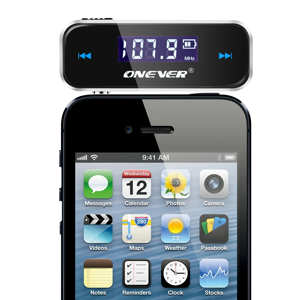 TiOODRE Wireless Mini FM Transmitter 3.5mm In-car Car Music Audio MP3 Player for iPhone 4 5 6 6S Plus Samsung iPad | Автомобили и