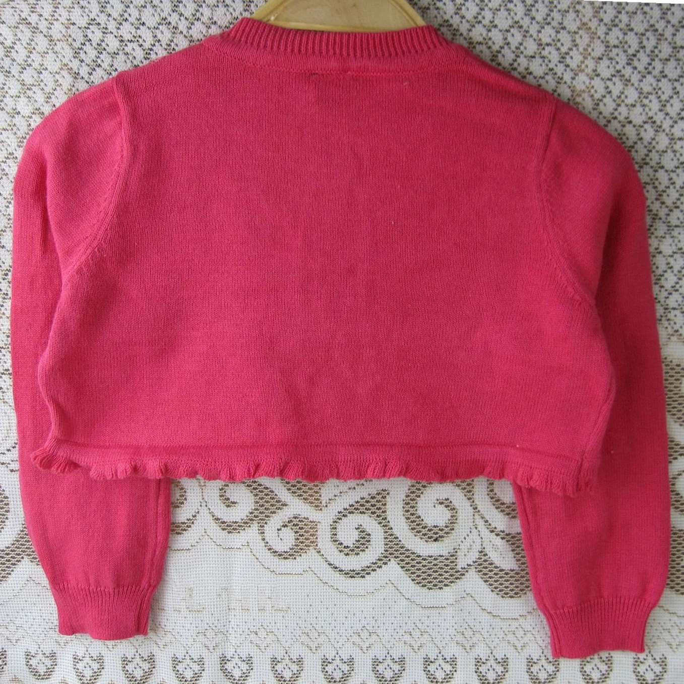 Жакеты для маленьких девочек из 100% хлопка темно-синий Детский кардиган свитер 1 2 3