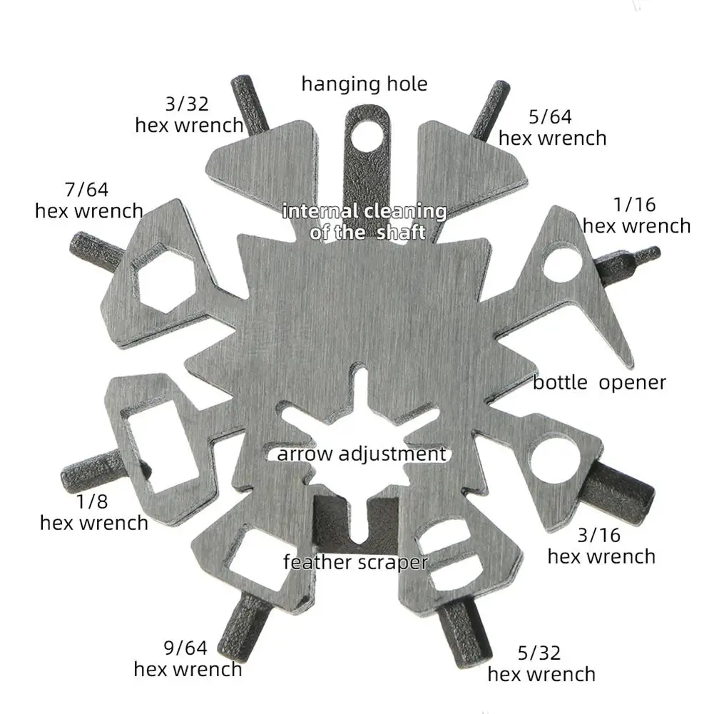 21 Kinds Multifunctional Arrow Repairing Tool Plus Archery Shaft Fletching Adiustment Nock Puller | Спорт и развлечения