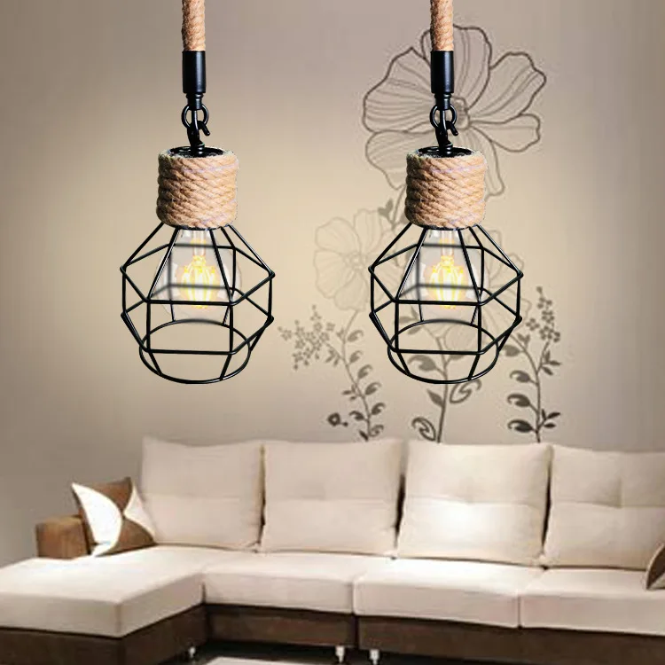 Настенные светильники nordice веревка для столовой прикроватный светильник