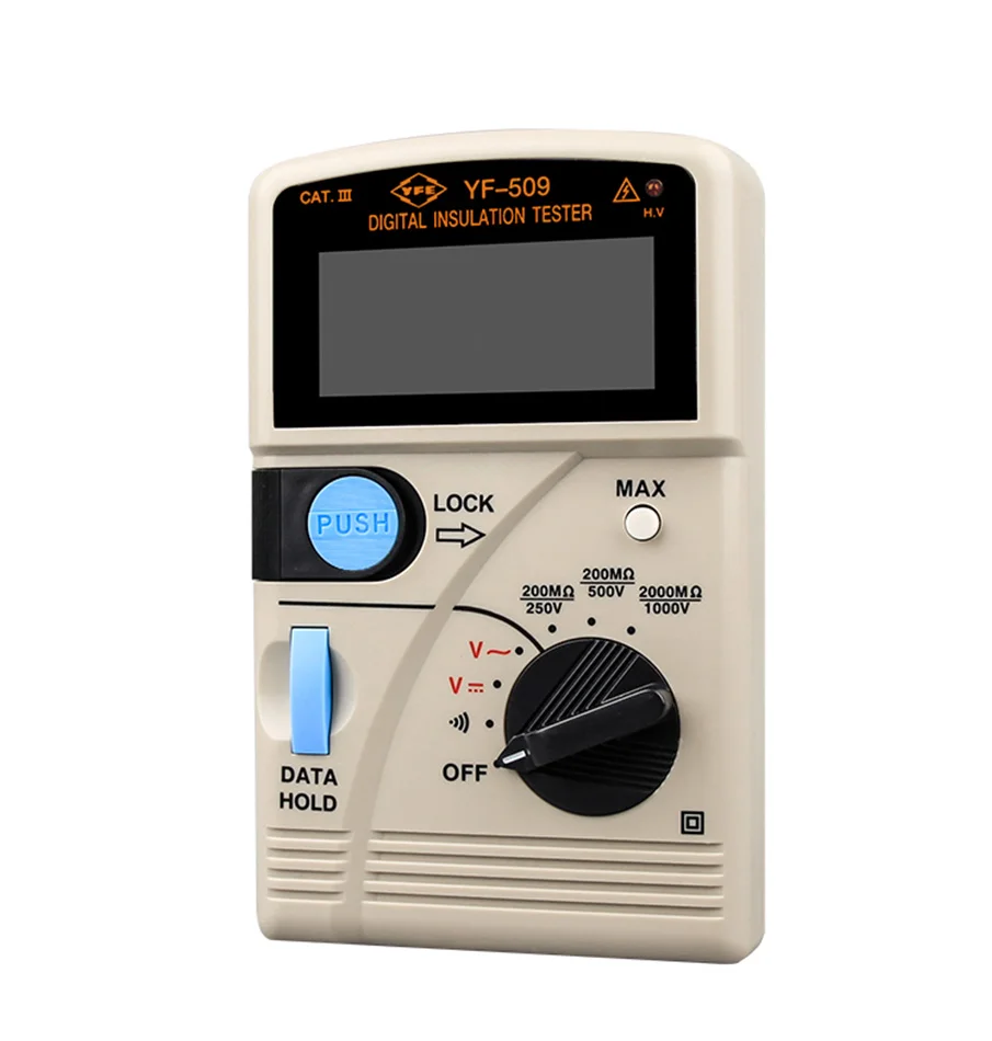 Цифровой измеритель сопротивления тестовый прибор для измерения изоляции 3-1/2