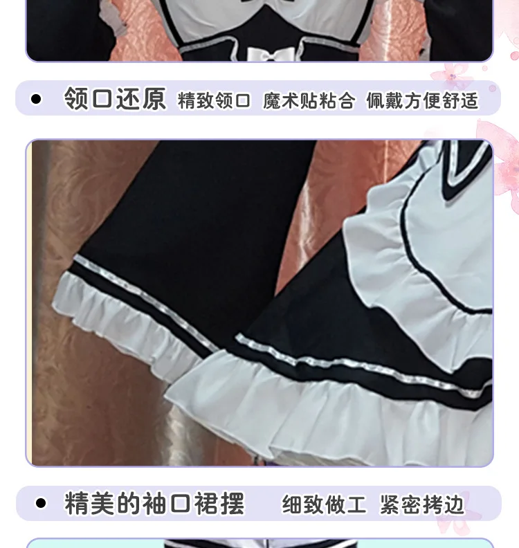 

Lolita Gothic Dress Women Maid Costume Lolita Black White Cute Japanese Costume Vestidos De Fiesta De Noc Party Dress Plus Size