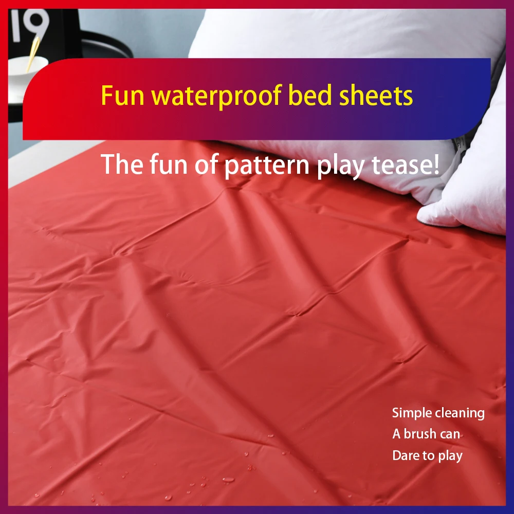 ПВХ простыня для взрослых сексуальное виниловое водонепроницаемое