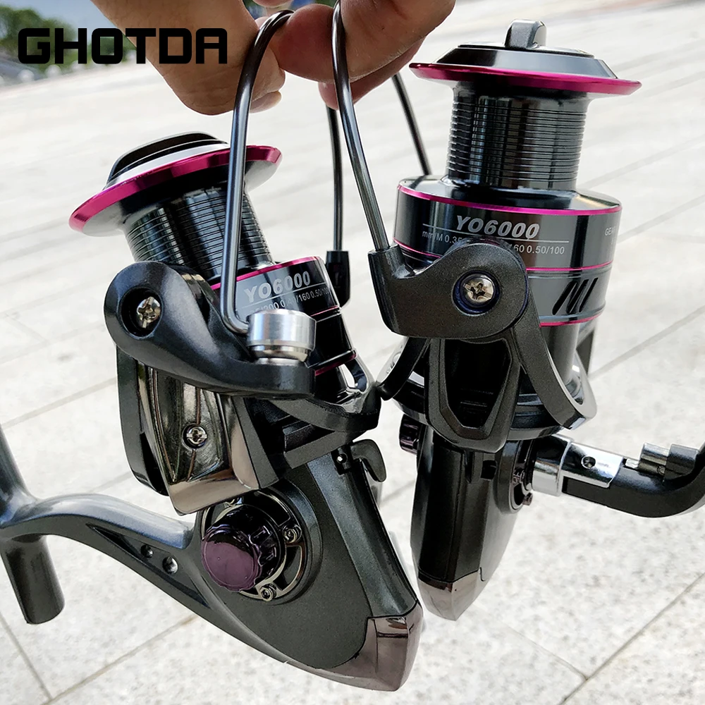 Спиннинговая Рыболовная катушка GHOTDA максимальное тяговое усилие 12 кг 5 2: 1