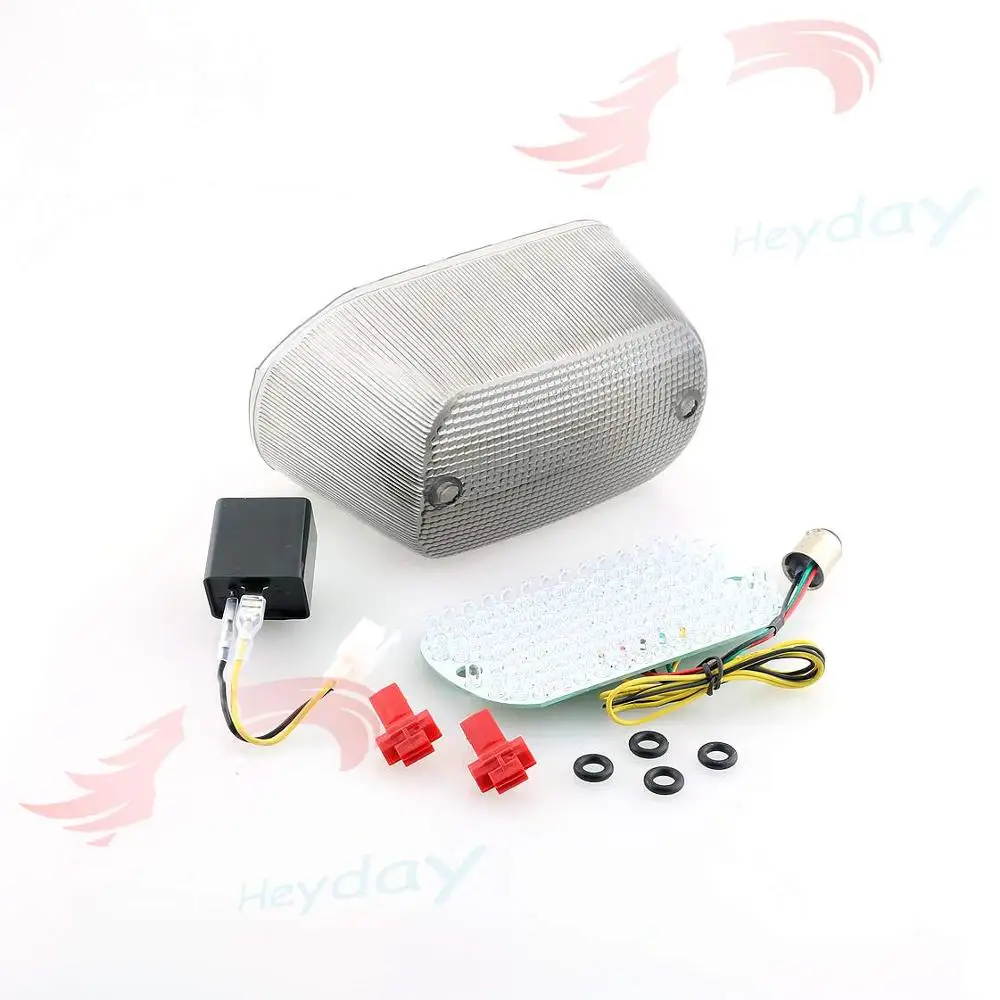 Мотоциклетный светодиодный задний фонарь интегрированные поворотники для SUZUKI