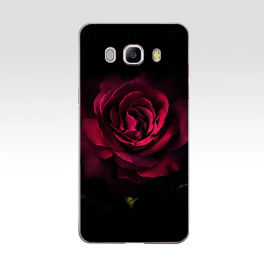 280FG Мягкий силиконовый чехол из ТПУ с красными розами для Samsung j3 j5 j7 2016 2017 j330 j2 j6 Plus