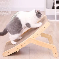 protection detachable indoor cat scratcher scraper lounge bed wooden frame cat scratching board furniture scratchers for cats