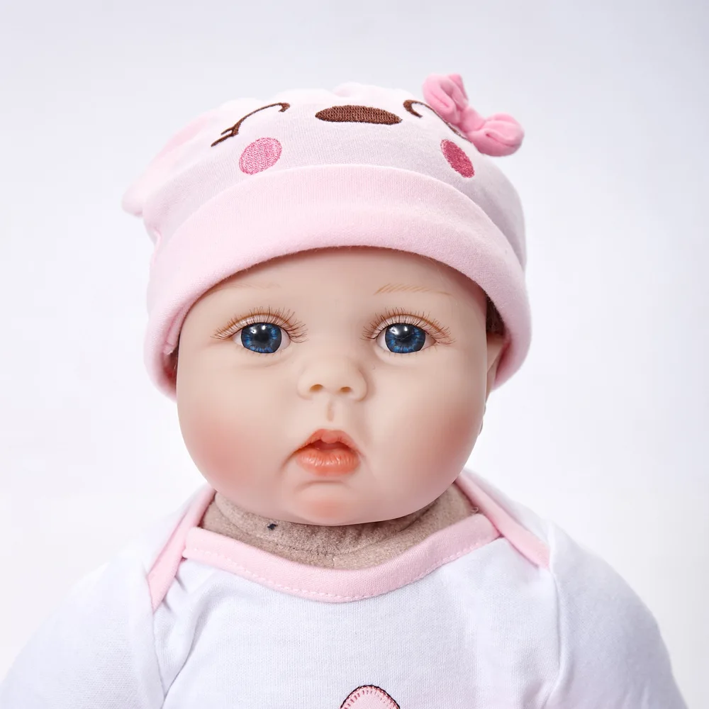 22 дюйма перерожденные куклы Младенцы милый мягкий ручной работы реалистичные