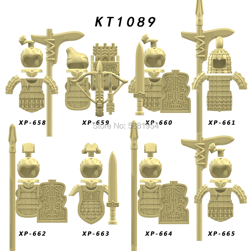 Экшн-фигурка Koruit KT1089 из Terra Cotta Warrior Qin Empire аксессуары для шлема броня строительные