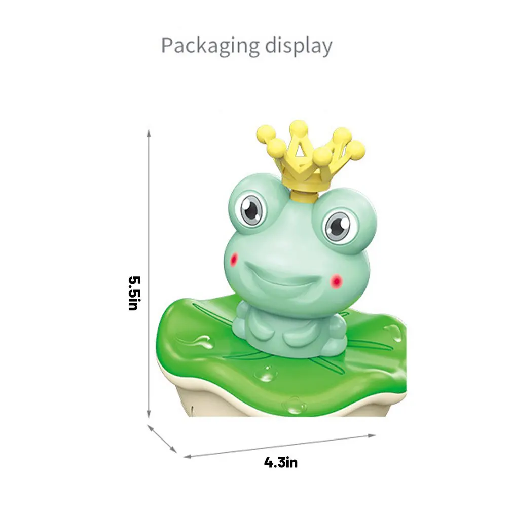 

Spray Water Column Floating Bathing Toy Frog Shape Water Spray Bath Toy Children Bathroom Bathtub Bathing Sprinkler