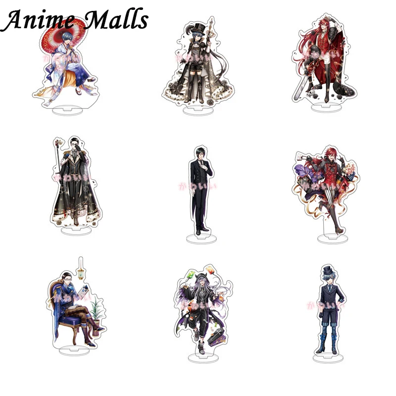 

1pc Japan Anime Kuroshitsuji Black Butler Sebastian Michaelis Acrylic Stand Figure Desktop Decor Collection Model Toys Gift