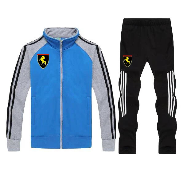 

Men's Gym TrackSuit Sport Jacket Suit Set Trousers Jogging Bottom Top Sweatsuits Blazer Train track suit