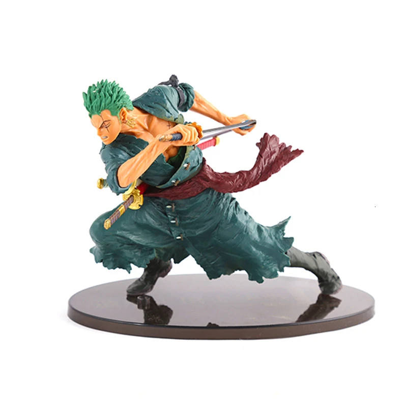 One Piece GK Roronoa Zoro Battle Ver ПВХ 18 см аниме модель коллекционная игрушка изысканное