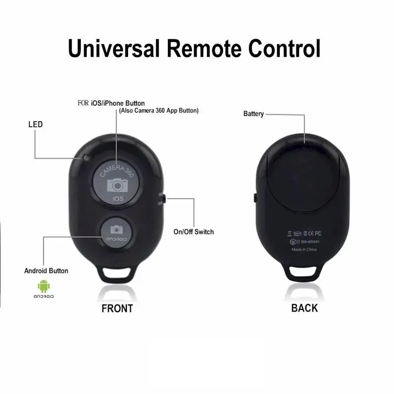 6 Цвета Беспроводной телефон Камера затвором с дистанционным управлением по