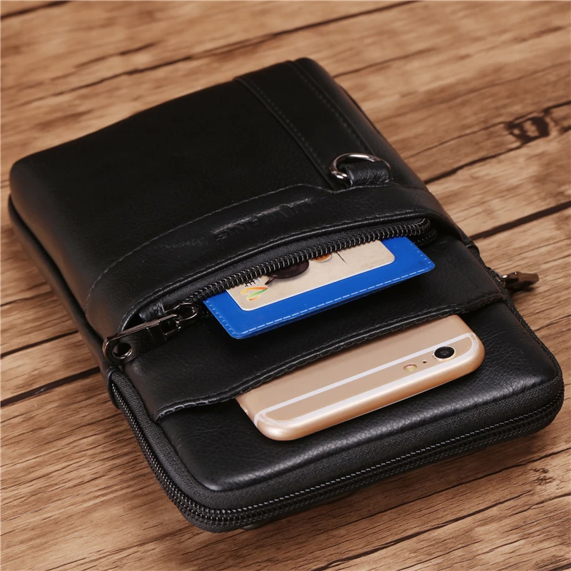 Маленькие сумки для мужчин натуральная кожа поясные через плечо