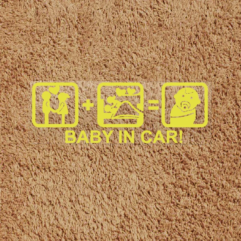 

Детские наклейки в машине с мультяшным граффити плюс и минус индивидуальные Водонепроницаемые Светоотражающие автомобильные наклейки 18 см x 6,2 см