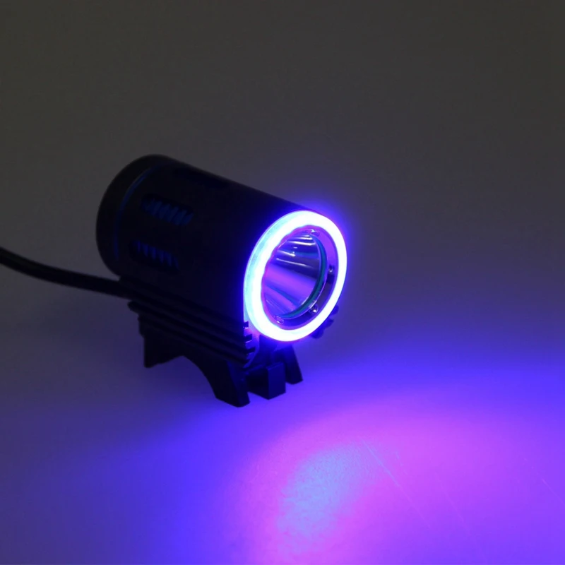 Bicycle Light Xm-L2 Led 4 Modes Front Bike Head Battery Pack Charger Riding Cycing Gift(Blue Single Lamp) | Спорт и развлечения