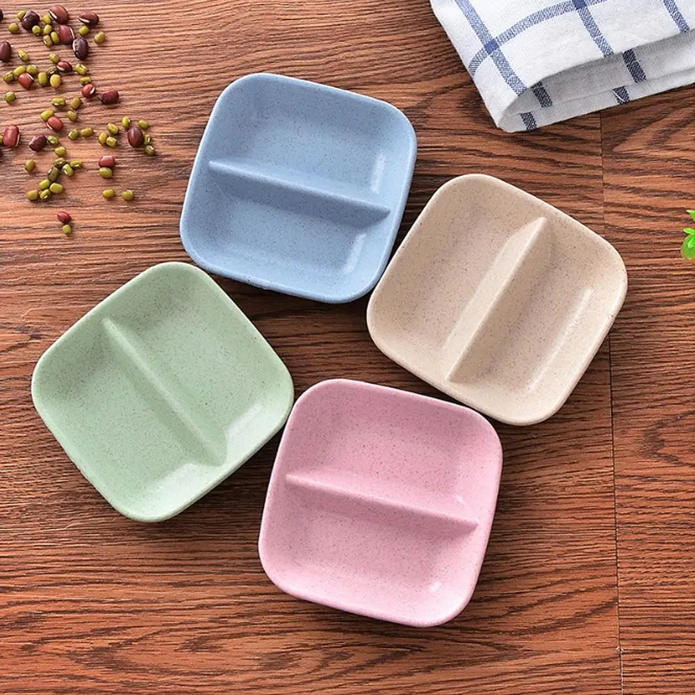 Пшеничная соломенная соус Соль закуска маленькая тарелка приправа блюдо для