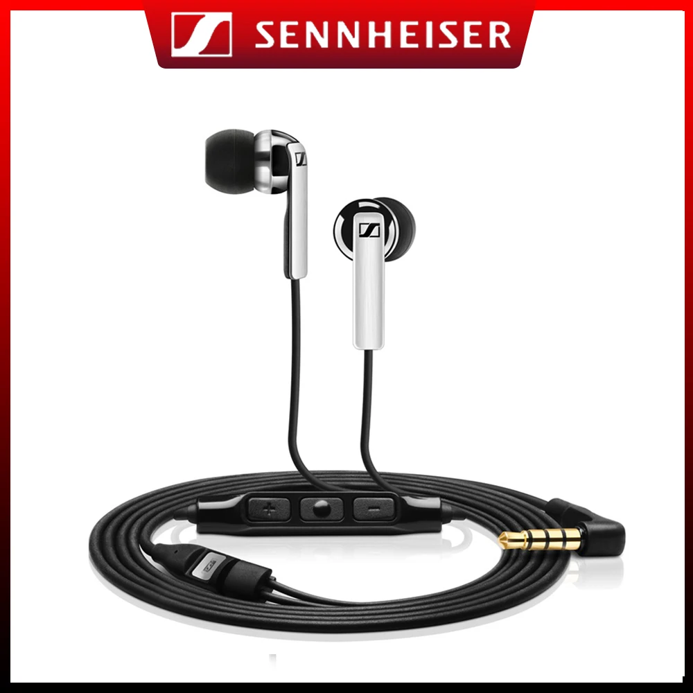 

Стереонаушники Sennheiser CX2.00G проводные с микрофоном, 3,5 мм