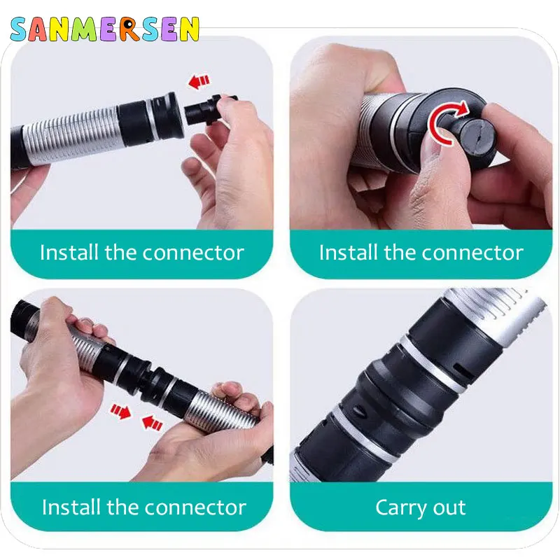 2 шт. светильник saber игрушки для детей световой меч джедаев лазерный звуковой