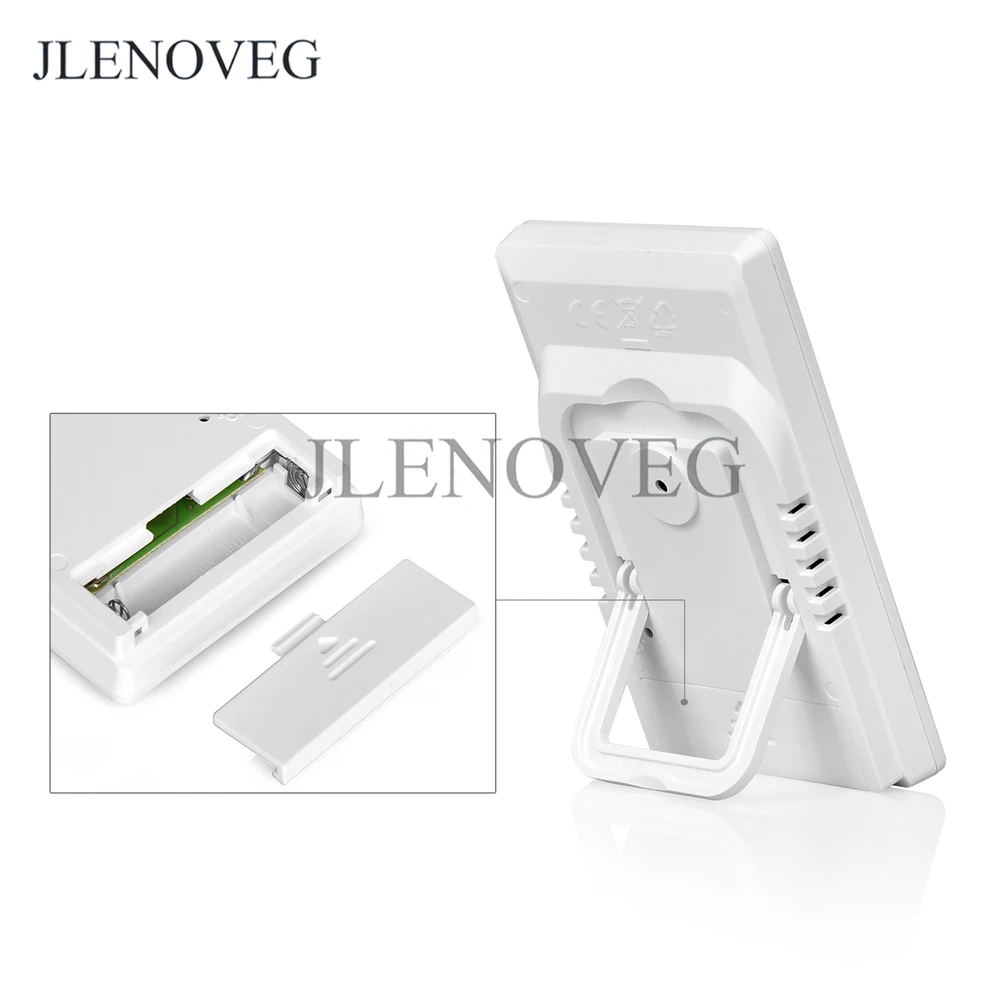 Цифровой термо-гигрометр с макс/мин записи цифровой большой LCD для дома и улицы