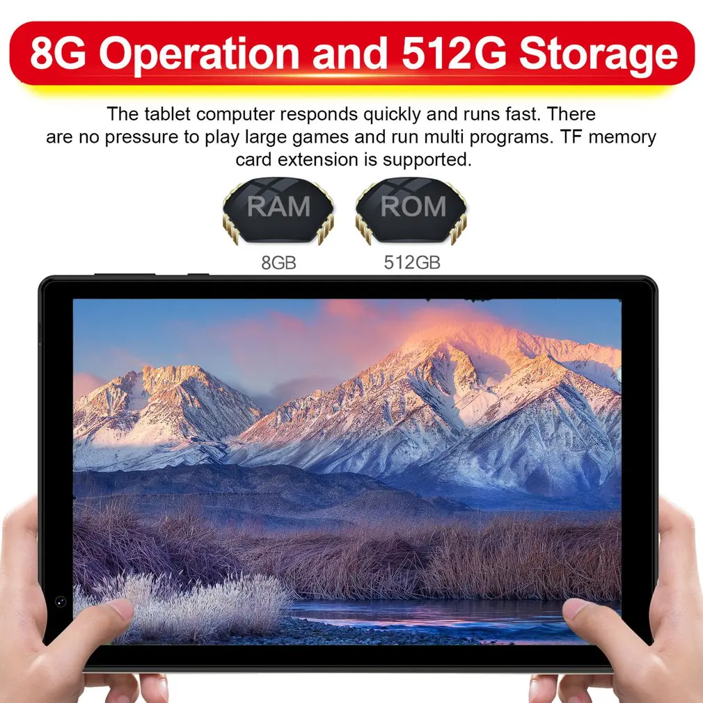 Планшет новый высокое качество ультратонкий экран 10 1 дюйма десять ядер сеть 4G Wi-Fi