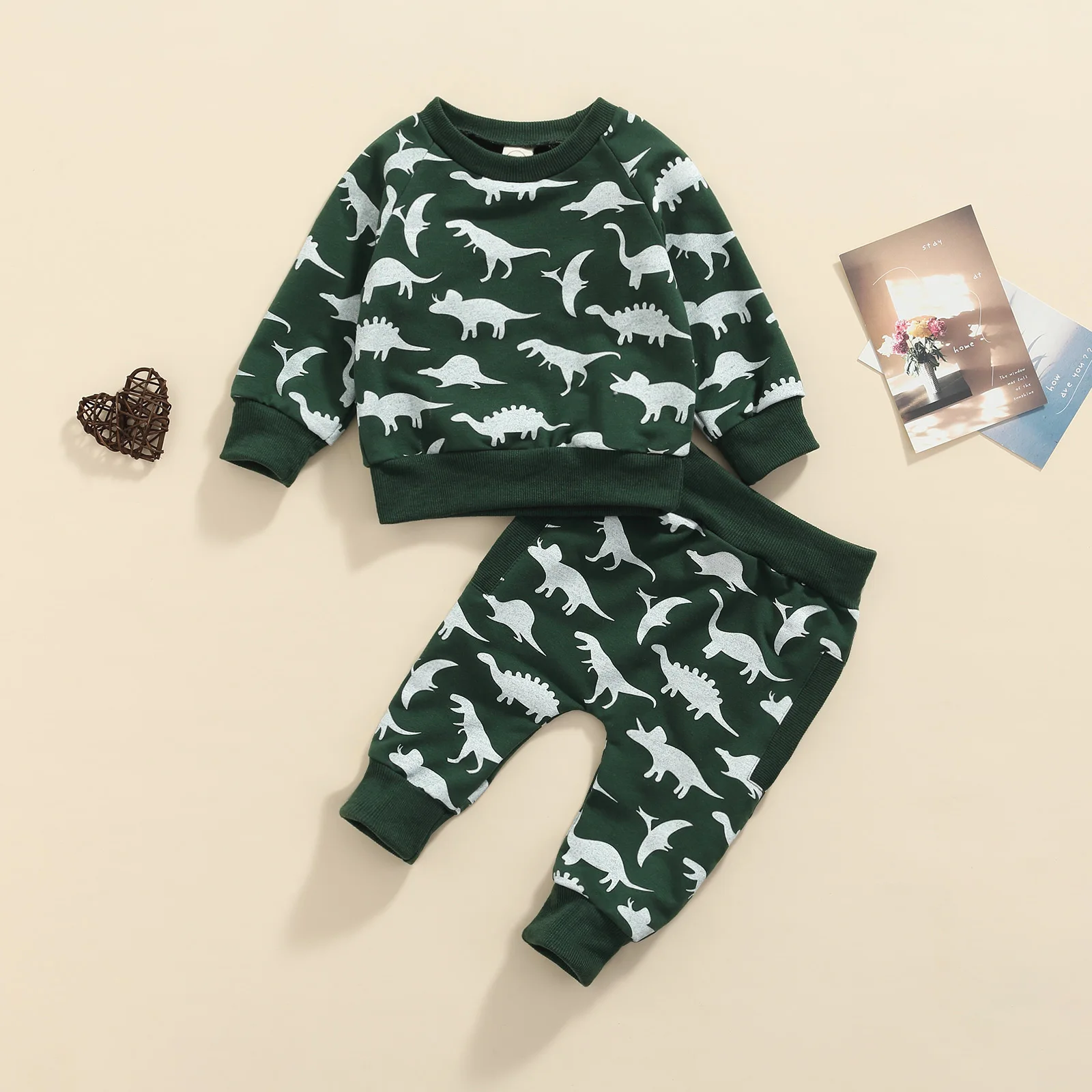 

Ma&Baby 0-3Y Toddler Infant Baby Boy Clothing Set Newborn Dinosaur Outfits Long Sleeve Tops Pants Casual Tracksuit Clothing DD40
