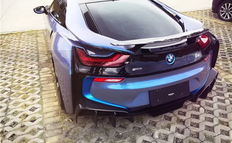 

Car Rear Spoiler Wing for BMW i8 2014 - 2018 Carbon Fiber Car Spoiler Rear Trunk Wing Boot Lid Lip