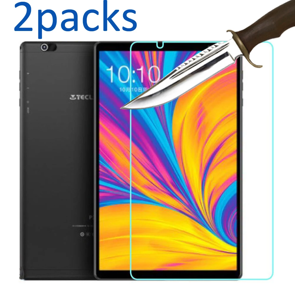 

2 упаковки Закаленное стекло протектор экрана для Teclast P10S P10HD 10,1 ''9H твердость 2.5D защитная пленка