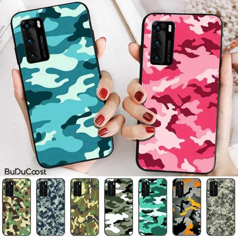 Камуфляжный чехол для телефона Huawei P9 10 20 30 40 P Smart 20lite 2019 P30 lite Pro 2017 | Мобильные