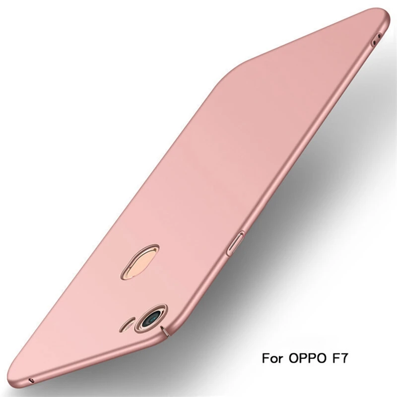 Чехол upaitou для OPPO A9 A5 F11 F7 F5 Youth F9 F1S F1 F3 Plus ультратонкий жесткий матовый чехол из поликарбоната для OPPO F11 пластиковый чехол - Цвет: Rose Gold