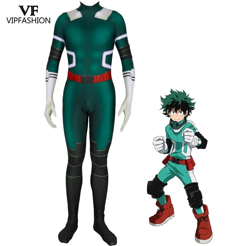 VIP модная одежда с героями из мультфильма Мой герой Академии Boku Izuku Midoriya для