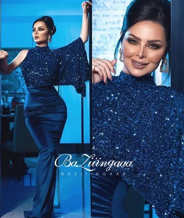 

New Elegant Woman Evening Gown Plus size slim printed long evening dress Suitable for Formal Parties