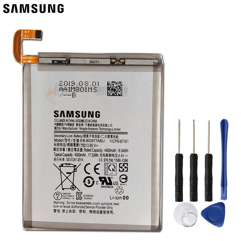 Samsung оригинальный запасной аккумулятор EB BG977ABU для Galaxy S10 5G версия X аутентичная