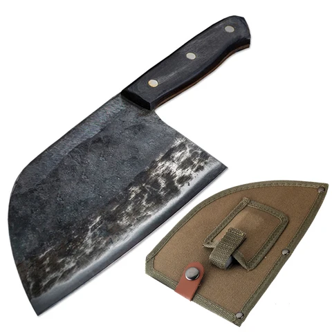 XITUO Handmade Forged Chef Knife High-carbon Clad Steel Chinese Cleaver Kitchen Knives Chopper Meat Slicing Nakiri Gyuto Tool CN