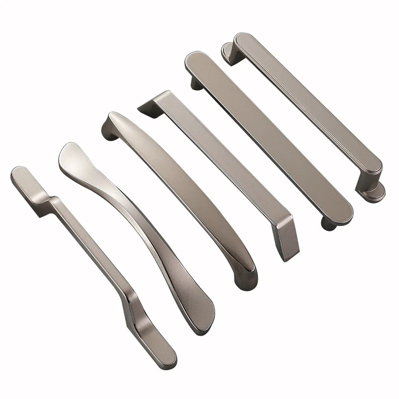 Минималистичная ручка для мебели из цинкового сплава современная спальни кухни