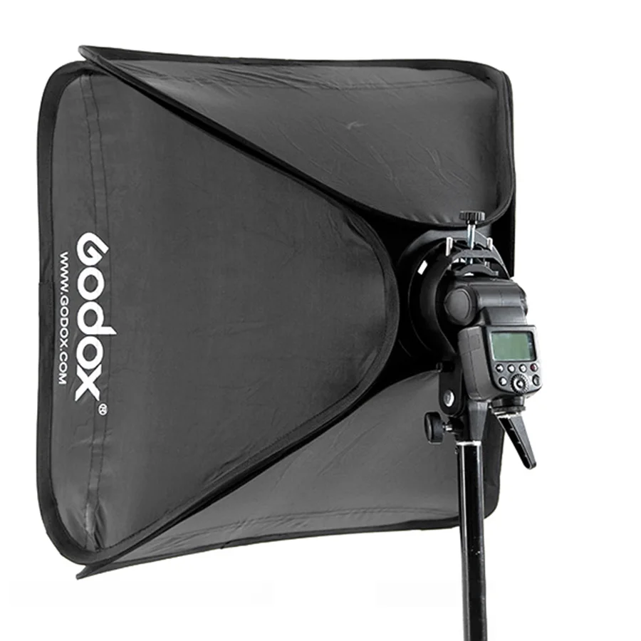 Софтбокс Godox 50x50 см рассеиватель Отражатель для вспышки Speedlite светильник ная