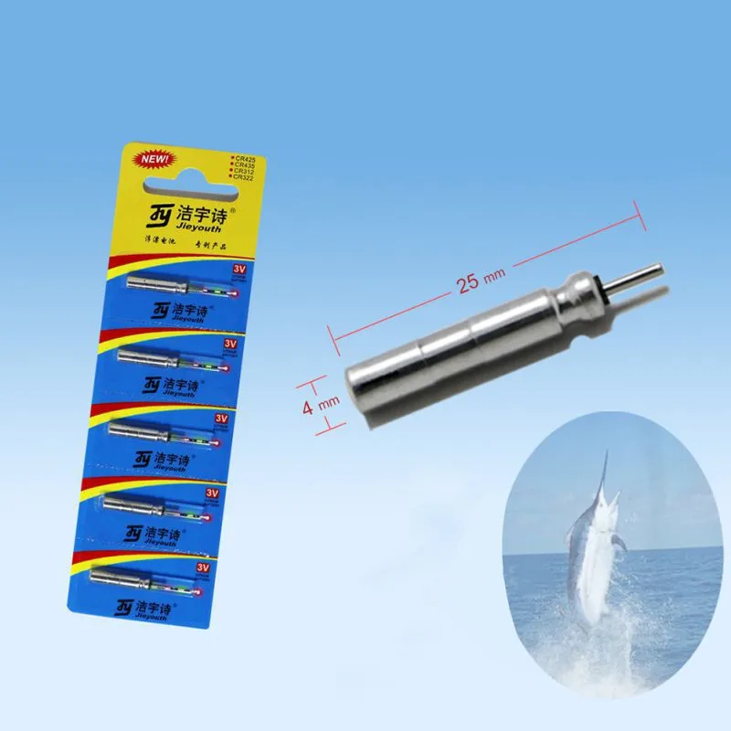 

5pcs CR425 Fishing Float Battery Battery Night Fishing Battery Lithium Pin Cells Night Fishing Accessory Tackles