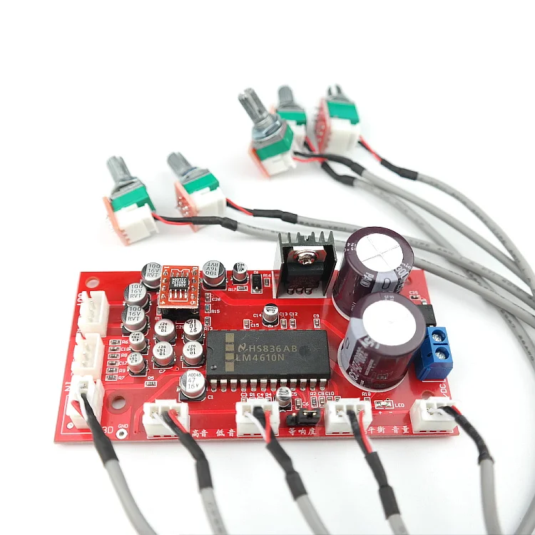 

Плата тона LM4610 + предусилитель DA828