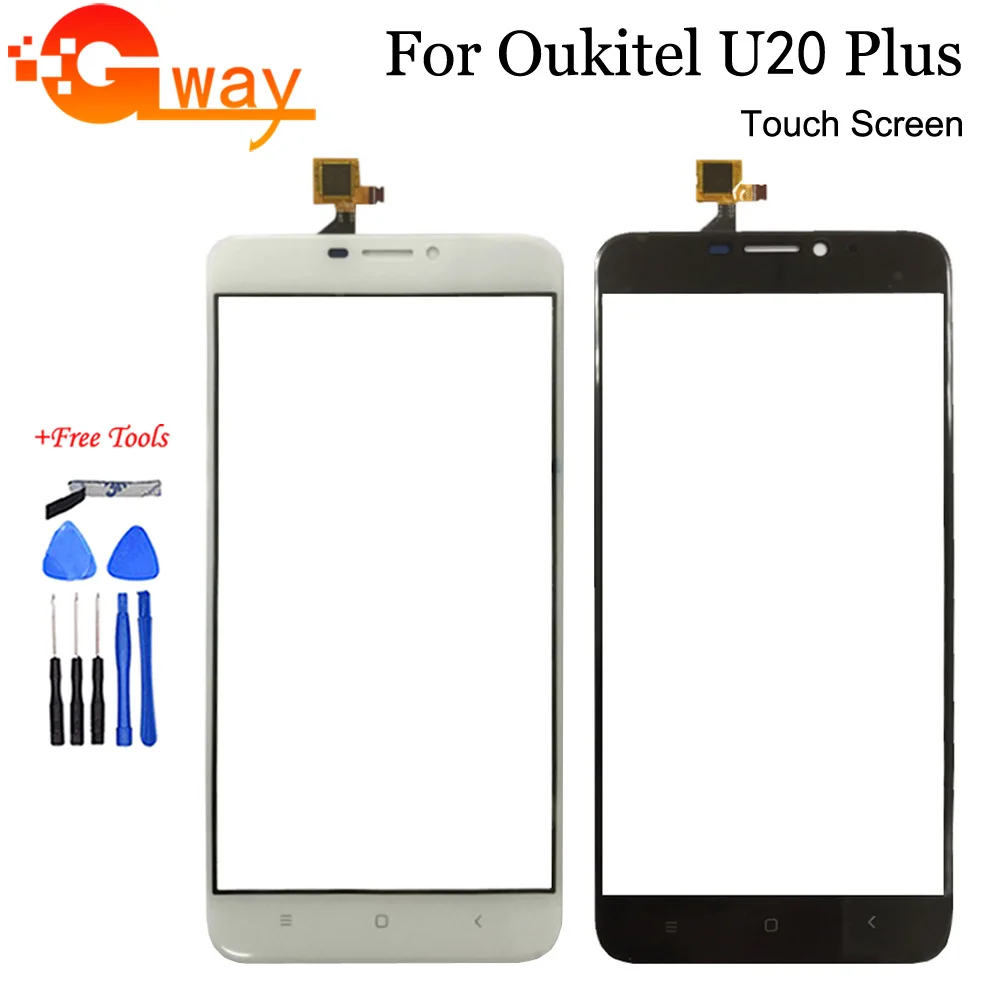 Сенсорная панель для Oukitel U20 Plus дигитайзер сенсорного экрана стекло + Бесплатные