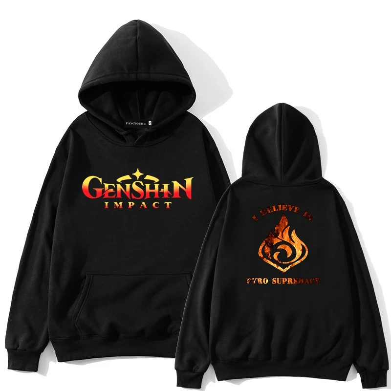 

Толстовка Genshin Impact унисекс, уличная одежда для мужчин и женщин, в стиле Харадзюку, милый свитшот в стиле милый аниме, Женская Толстовка