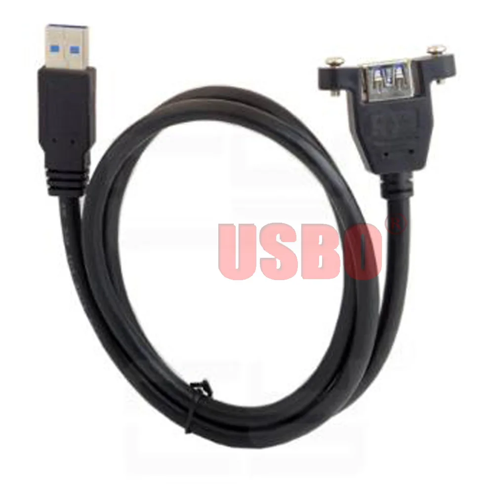 Удлинитель USB 0 5 с винтовым отверстием Гбит/с 8/3 м|Кабели USB| |