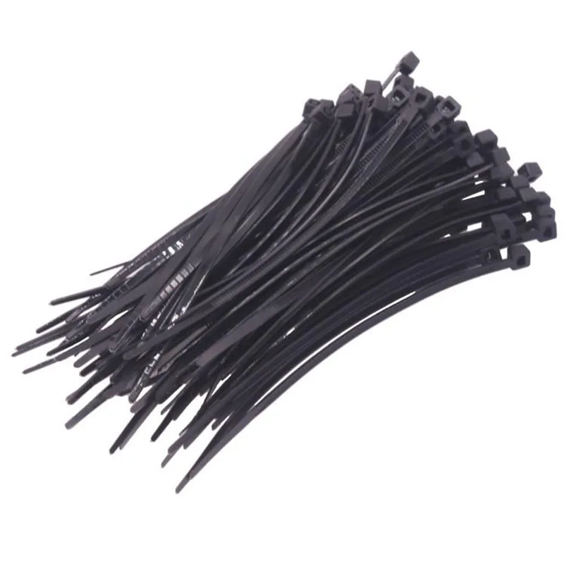 100 шт. пластиковые нейлоновые кабельные стяжки| |