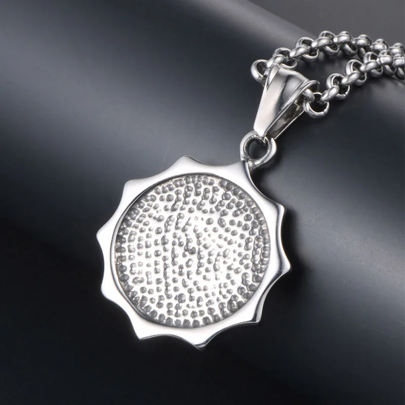 Большое ожерелье с таинственным узором из синего камня брендовая цепочка Ts