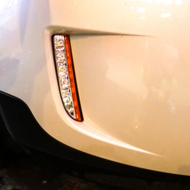 

2Pcs for Ford Edge Steering Daytime Running Light Yellow Turning LED Daytime Running Light