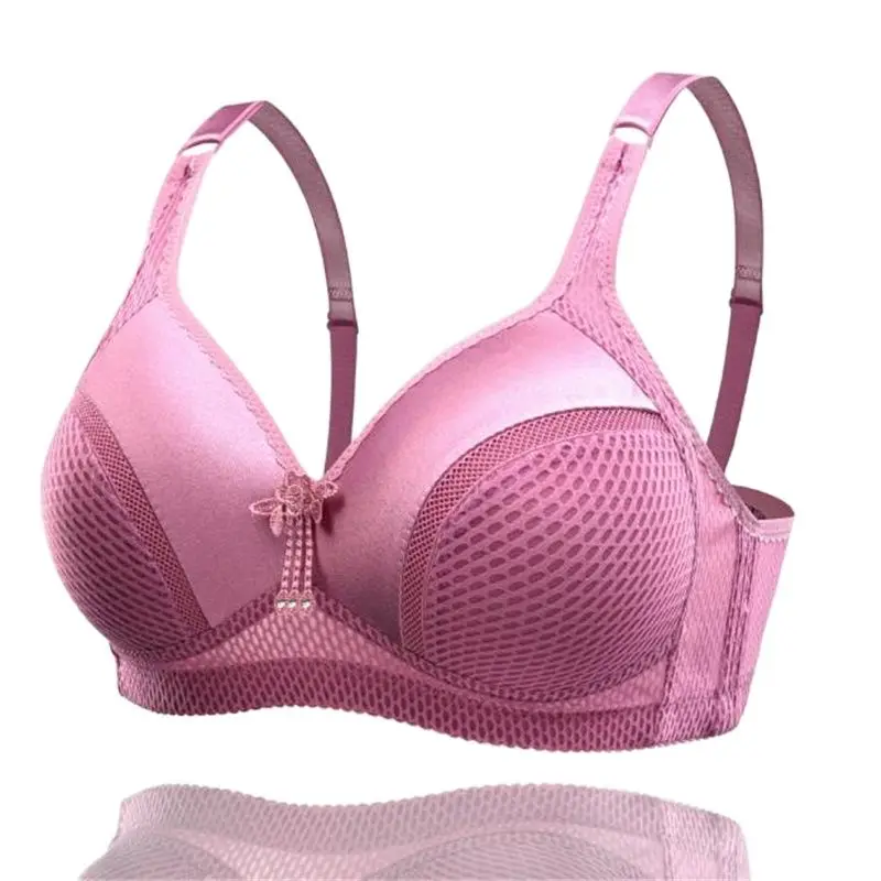 Бюстгальтер женский без косточек тонкий дышащий с вырезами большие размеры на