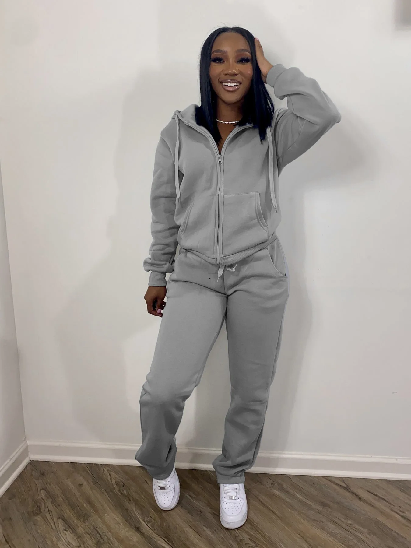 

2023 Two piece women sweatpants and hoodie set Gray red black blue sweatsuits for women Casual tracksuit suit women set