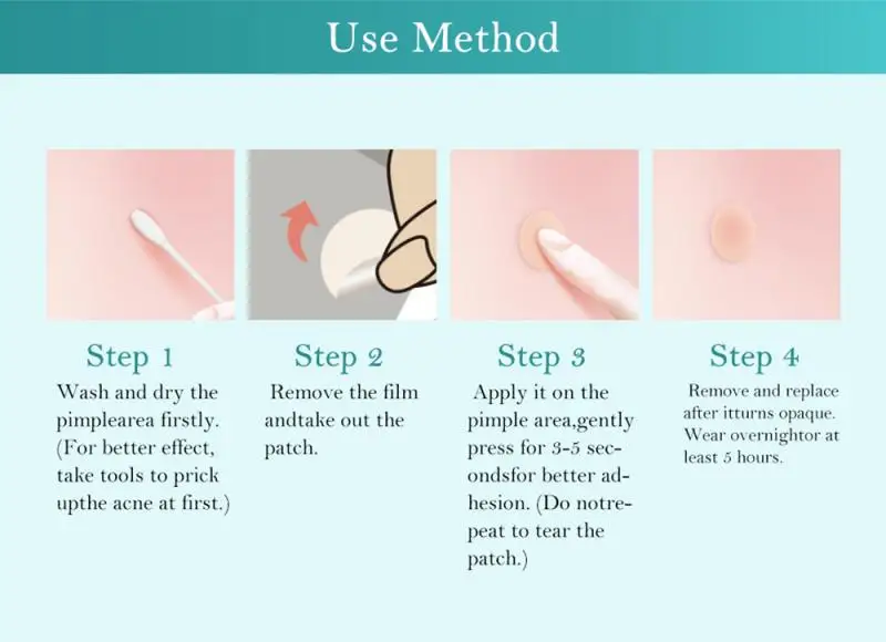 Масляный экстракт чайного дерева дневной и ночной Патчи от прыщей акне невидимые