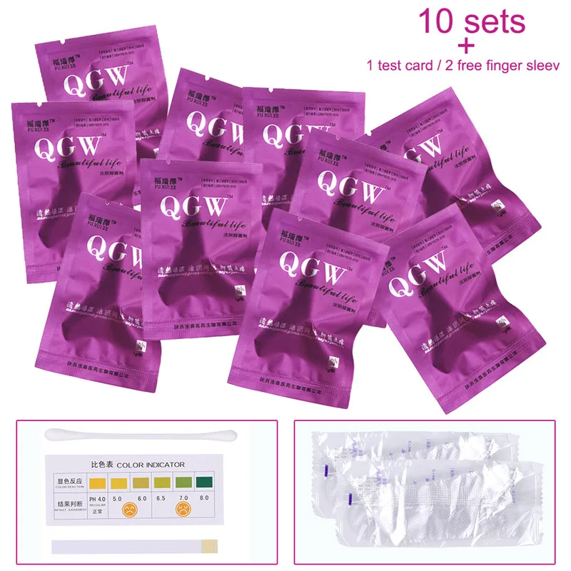 Red 10Pcs 10 шт./компл. Китайский травяной Женский тампон для женщин с чистой точкой вагинальные гинекологические тампоны - Цвет: Red 10Pcs