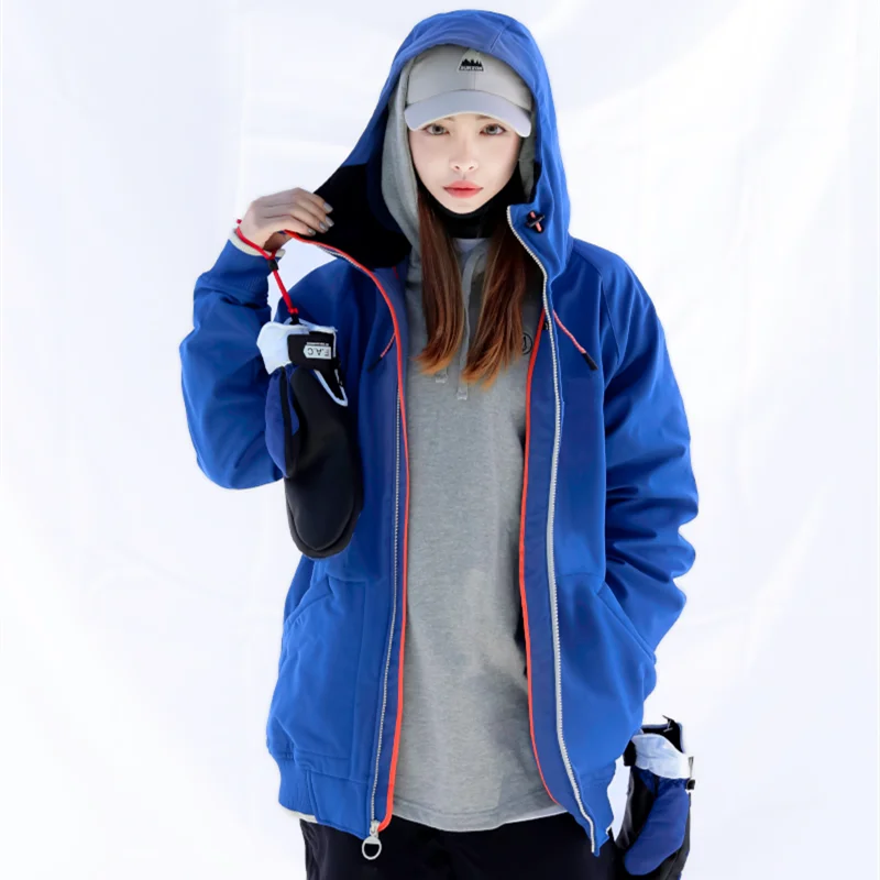 

Snowboard Clothing for Men and Women Couples Fluorescent and Velvet Waterproof Breathable Windproof Double-board Ski Equipment